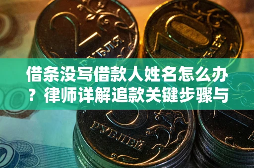 济南借条没写借款人姓名怎么办？律师详解追款关键步骤与证据链构建