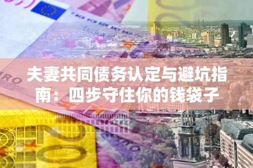 济南夫妻共同债务认定与避坑指南：四步守住你的钱袋子