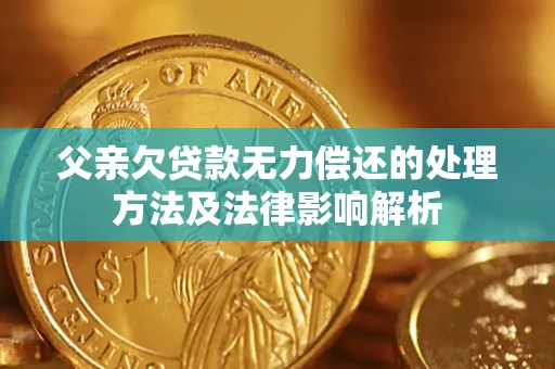 济南父亲欠贷款无力偿还的处理方法及法律影响解析
