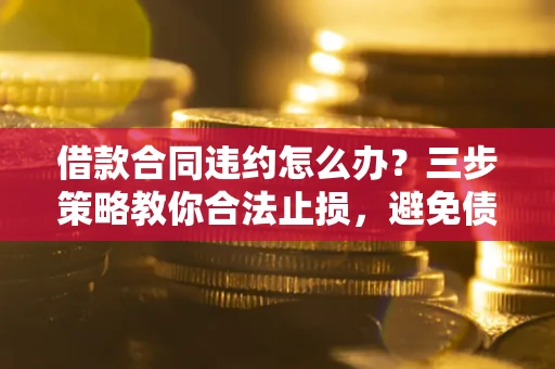 济南借款合同违约怎么办？三步策略教你合法止损，避免债务危机升级