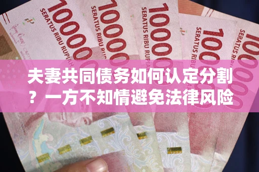 济南夫妻共同债务如何认定分割？一方不知情避免法律风险必看！